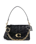 Coach Tabby Quilted Glazed Shoulder bag black