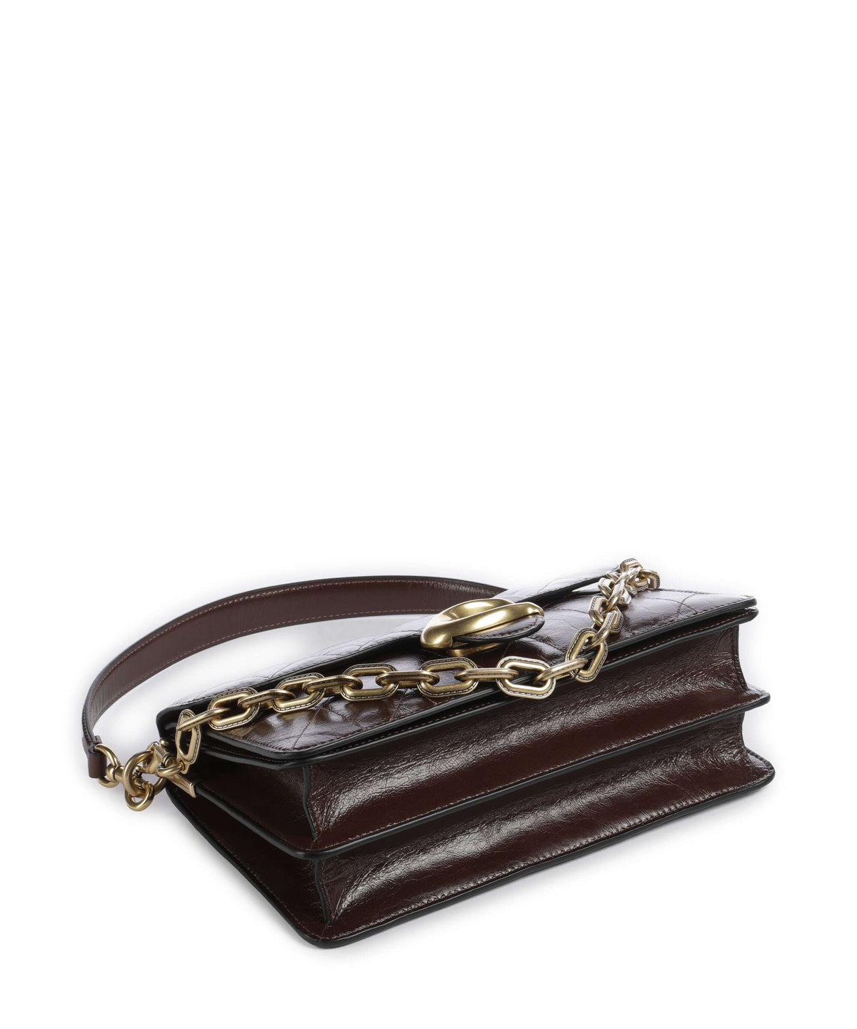 Coach Tabby Quilted Glazed Shoulder bag maple