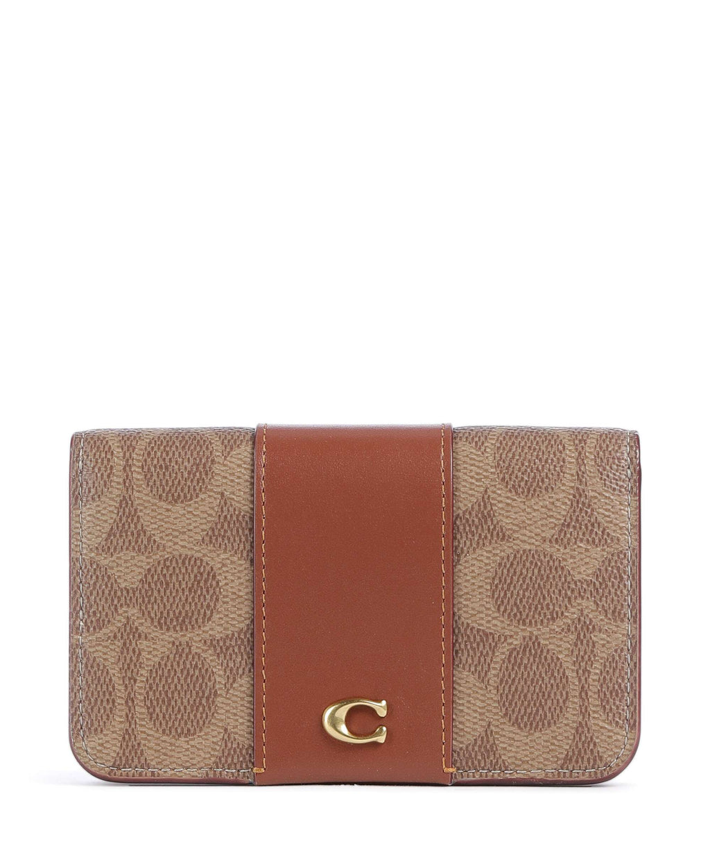 Coach Essential Signature Wallet tan caramel