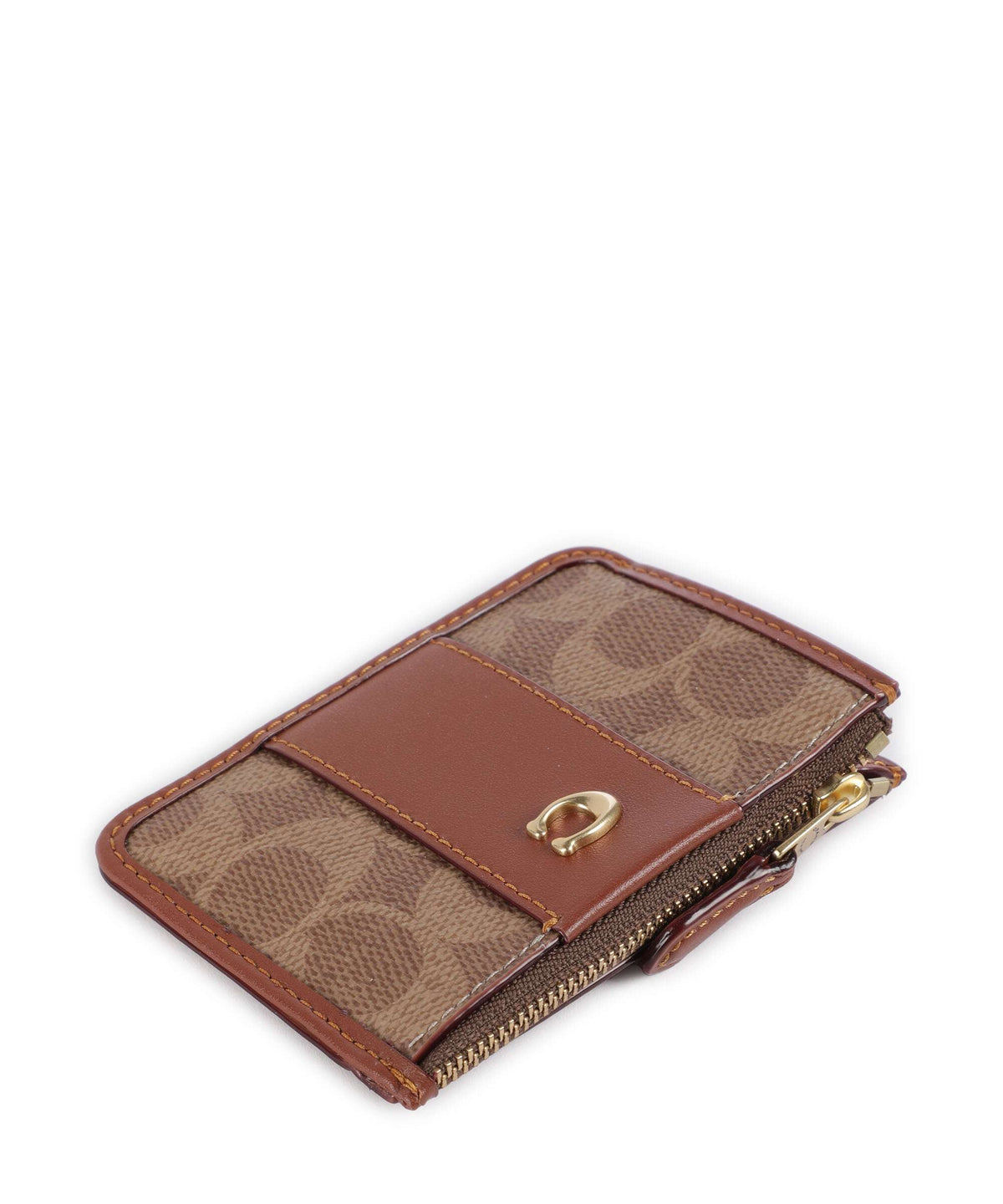 Coach Credit card holder tan caramel