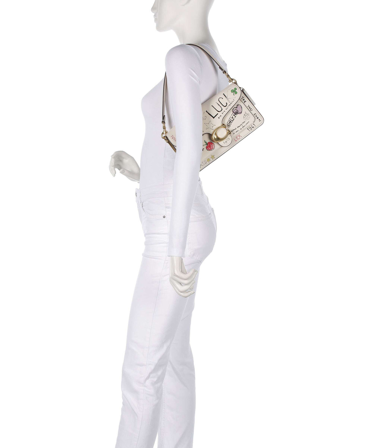 Coach Tabby Sketch Print 26 Shoulder bag chalk/multicolour