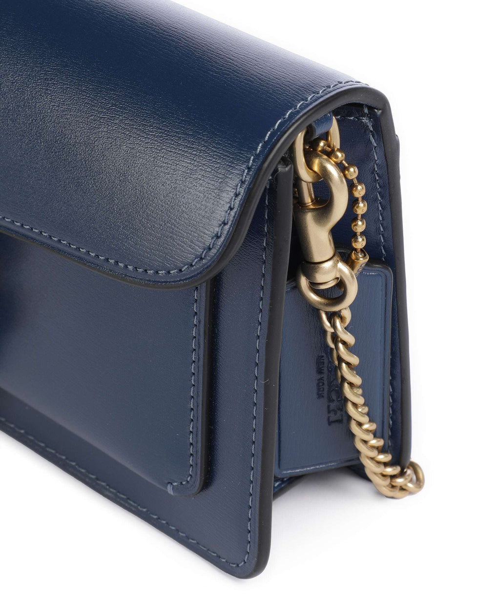 Coach Tabby Chain Crossbody bag deep blue