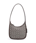 Coach The Coach Originals Curve Signature Jacquard Shoulder bag oak maple
