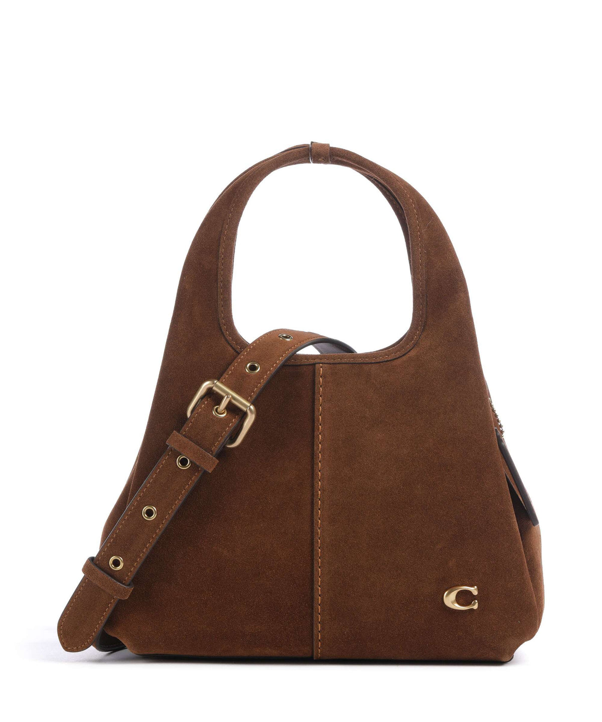 Coach Lana Suede 23 Handbag warm brown