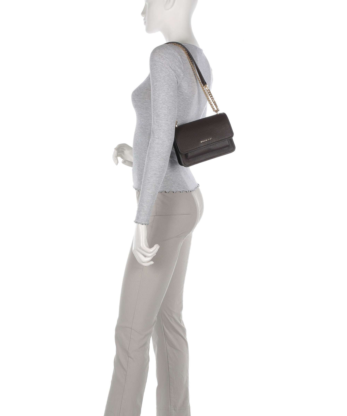 Michael Kors Claire Small Shoulder bag chocolate