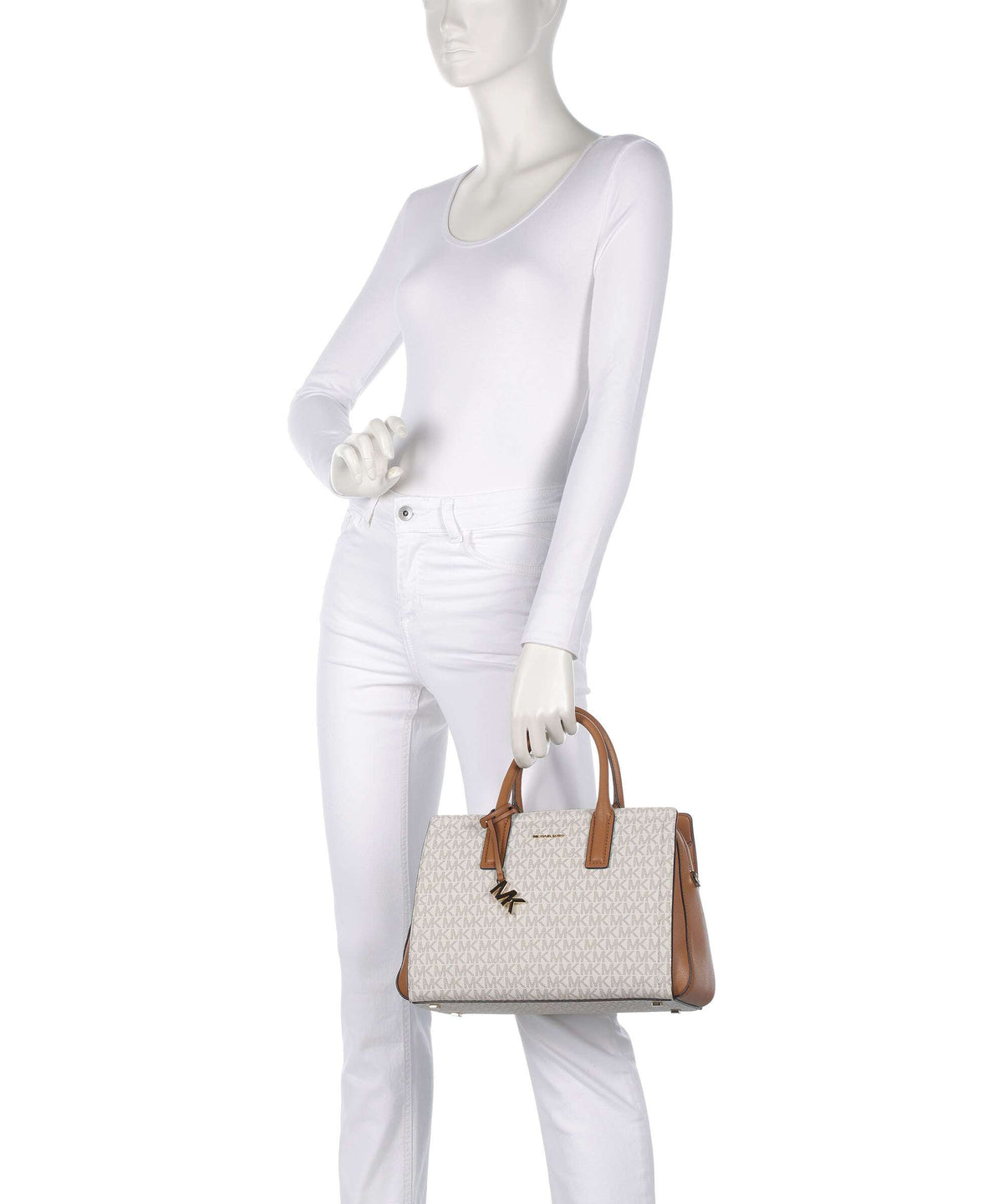 Michael Kors Laila Handbag vanilla/acorn