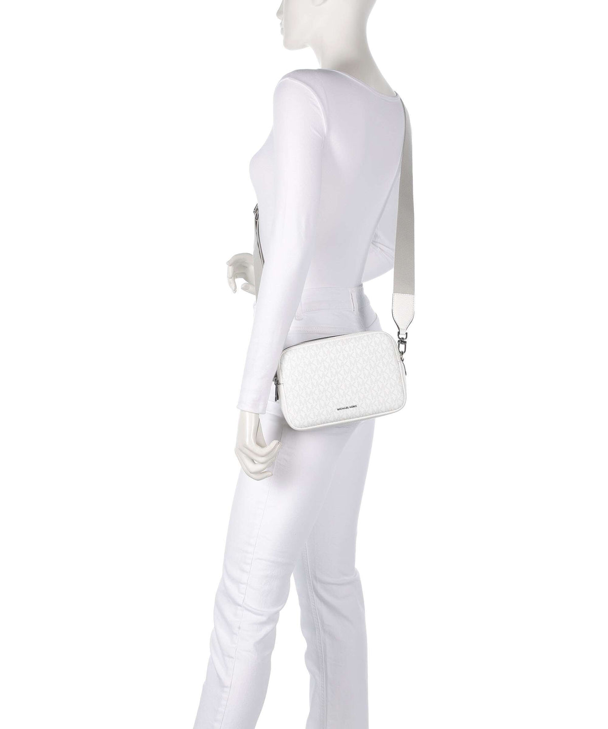 Michael Kors Bryant Medium Crossbody bag optical allum