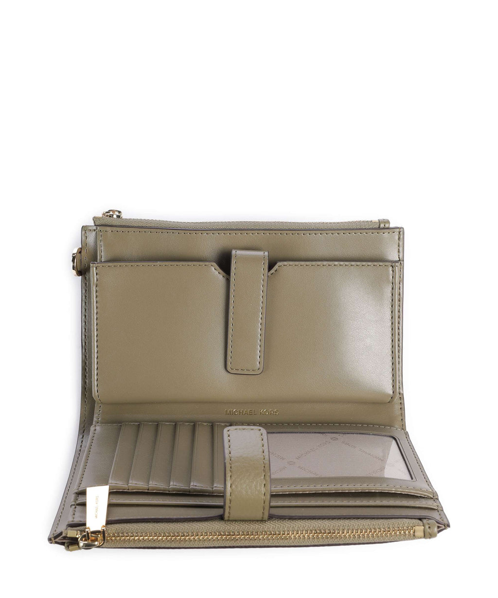 Michael Kors Jet Set Wallet safari green