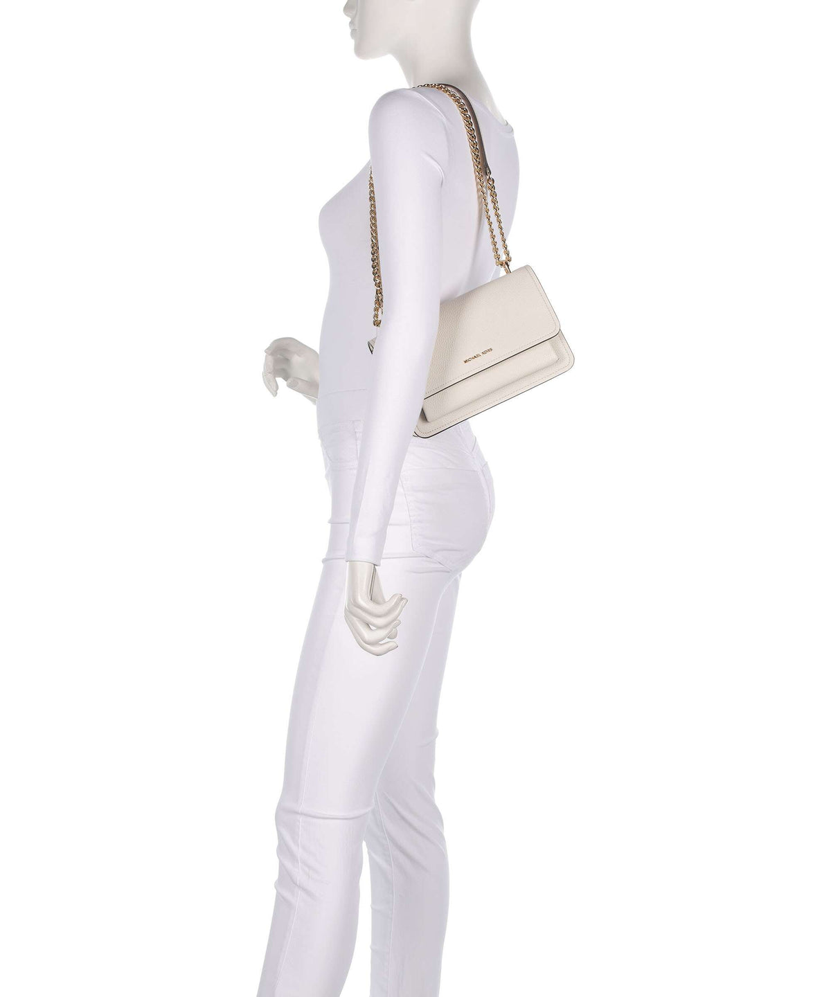 Michael Kors Claire Large Shoulder bag light cream
