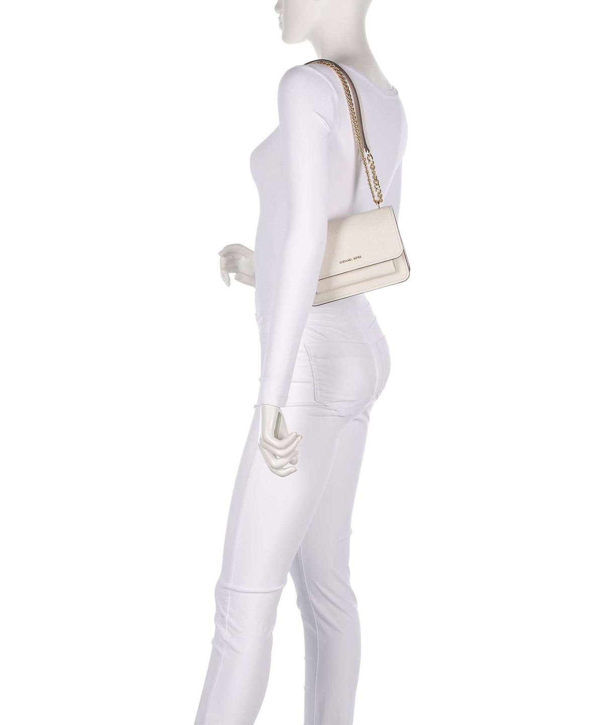 Michael Kors Claire Small Shoulder bag light cream