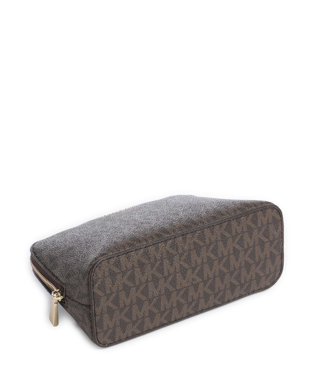 Michael Kors Jet Set Small Cosmetic bag brown/acorn
