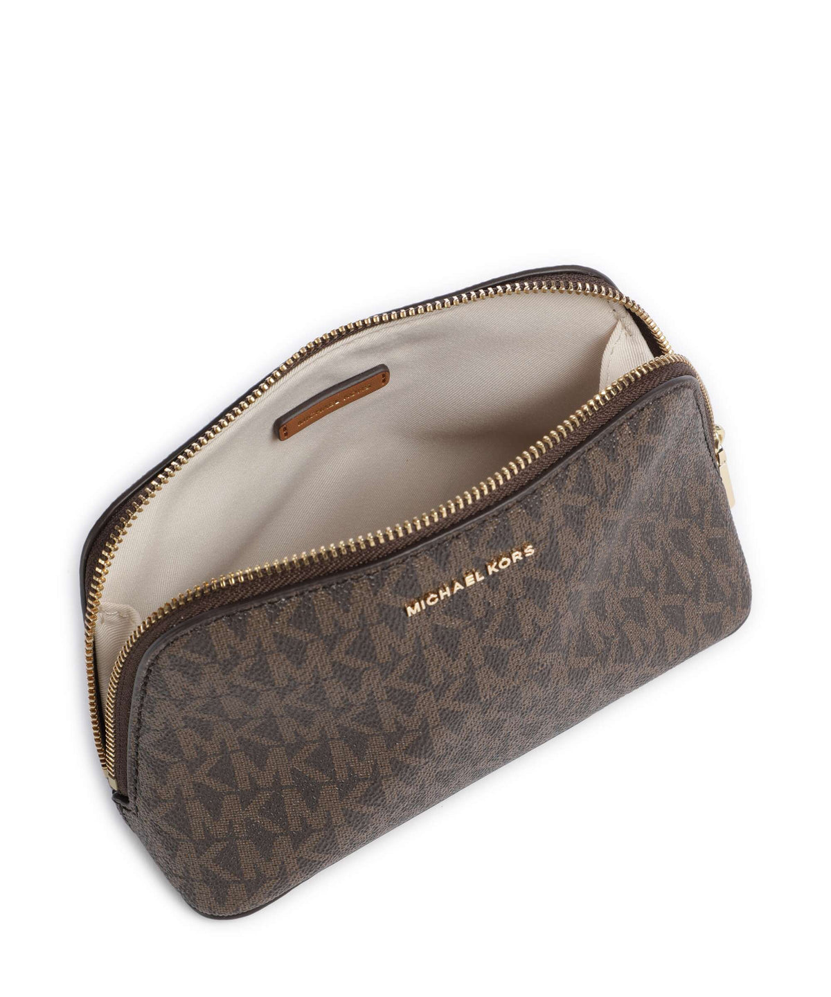 Michael Kors Jet Set Small Cosmetic bag brown/acorn