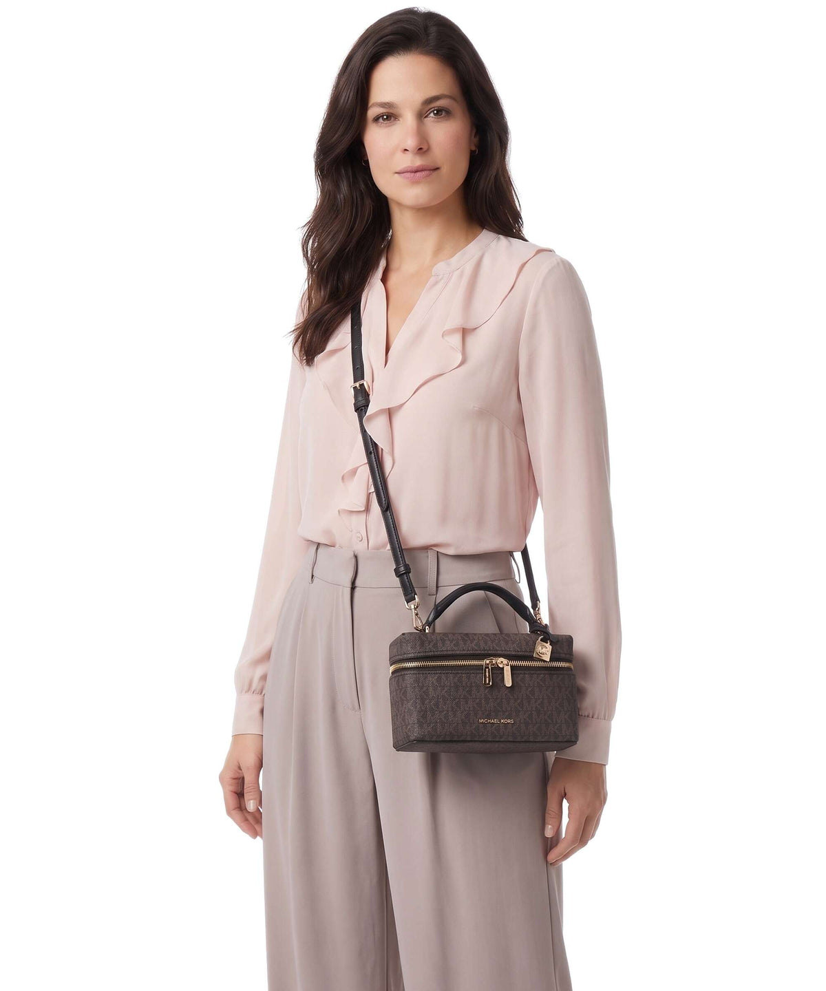 Michael Kors Jana XS Crossbody bag brown/black
