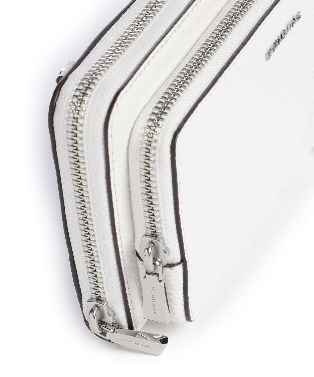 Michael Kors Jet Set Large Continental Crossbody bag optic white