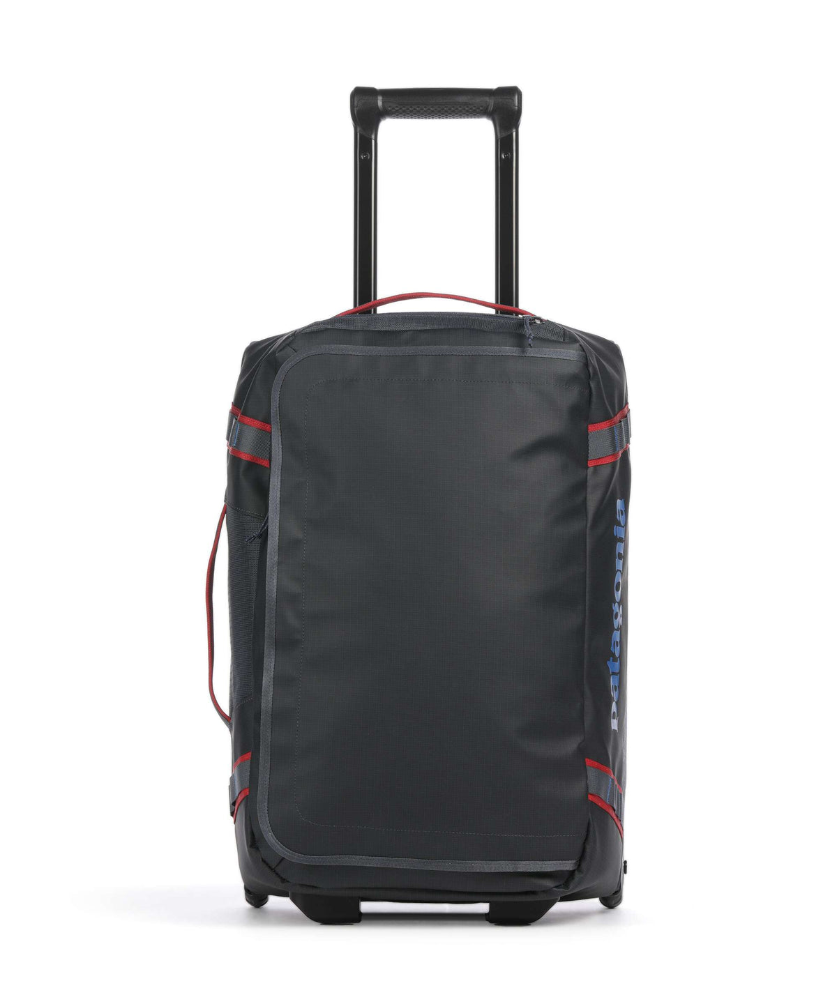 Patagonia Black Hole 40 Travel bag with wheels smolder blue w/amanita red