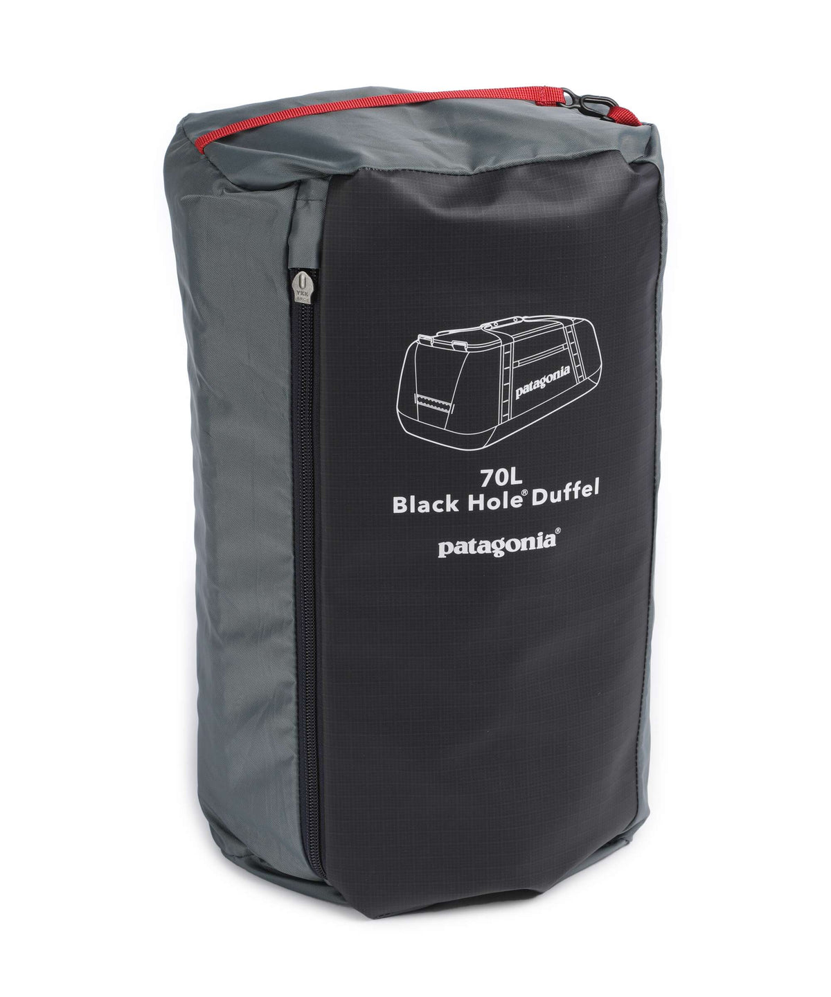 Patagonia Black Hole 70 Travel bag smolder blue w/amanita red