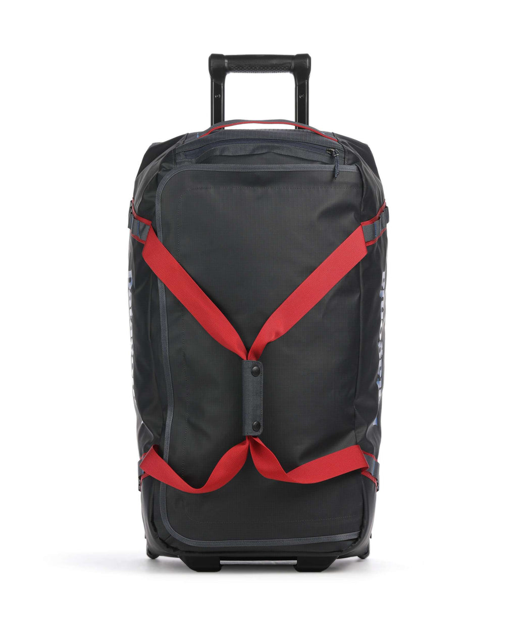 Patagonia Black Hole 70 Travel bag with wheels smolder blue w/amanita red