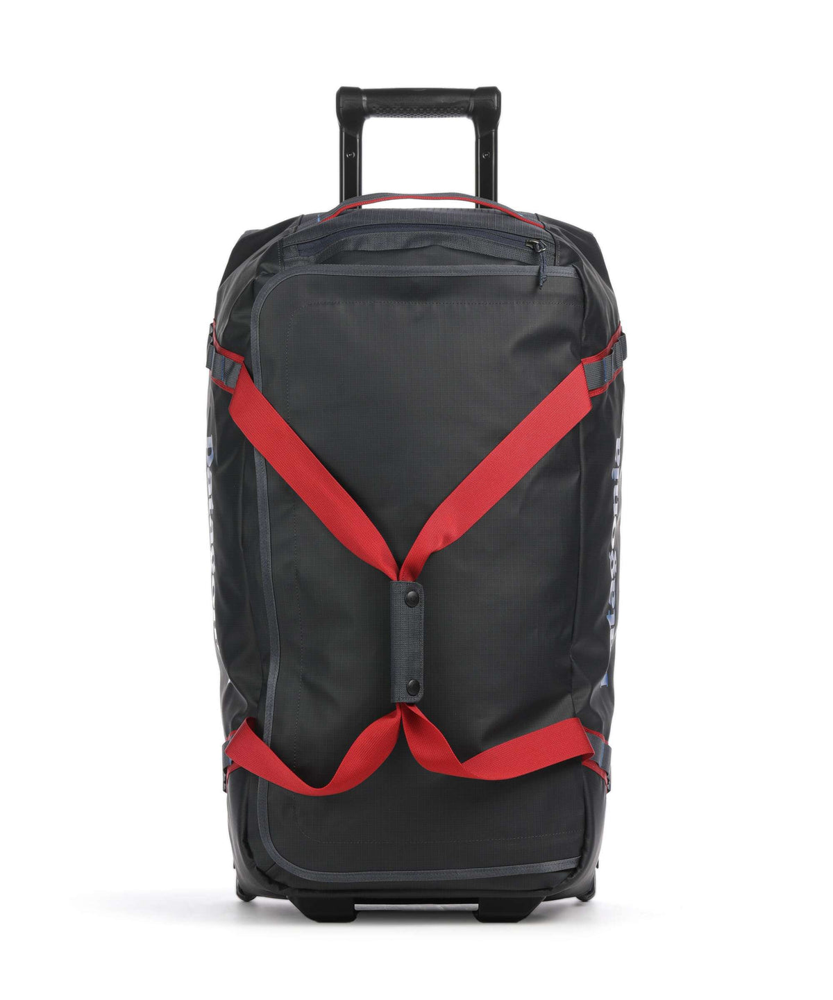 Patagonia Black Hole 70 Travel bag with wheels smolder blue w/amanita red