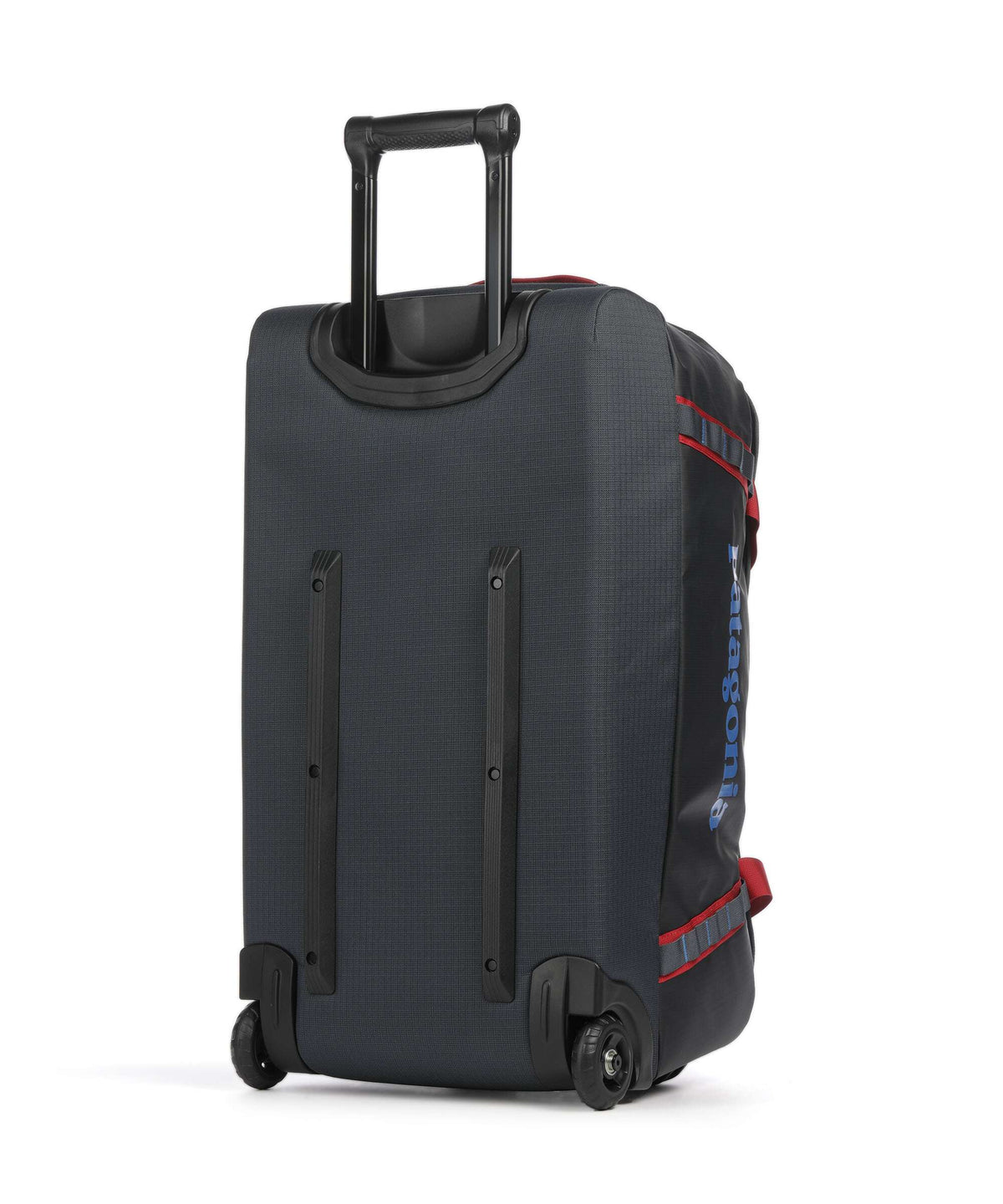 Patagonia Black Hole 70 Travel bag with wheels smolder blue w/amanita red