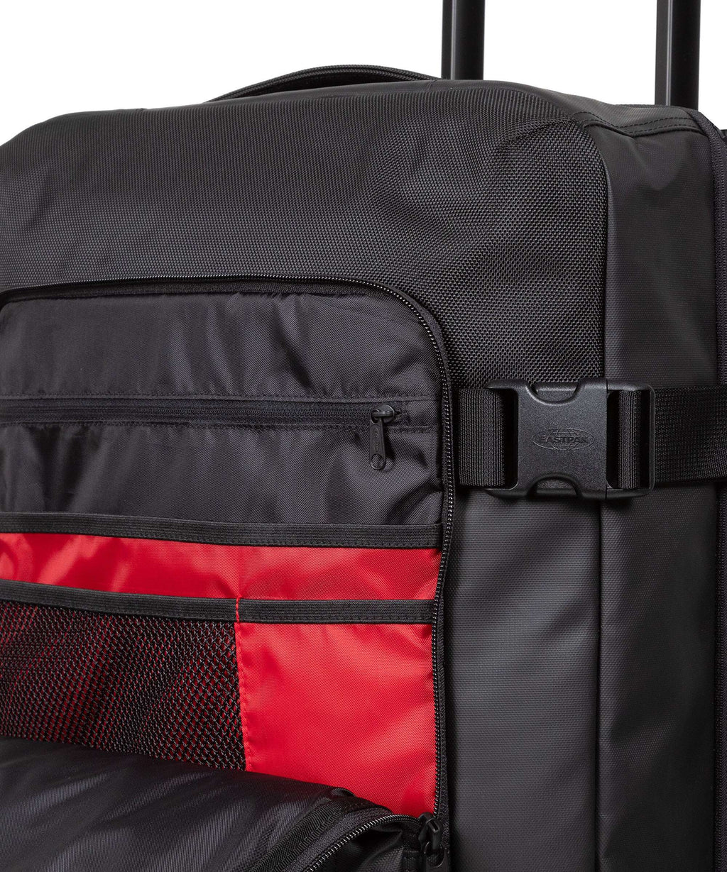 Eastpak Tranverz Cnnct M Travel bag with wheels top black