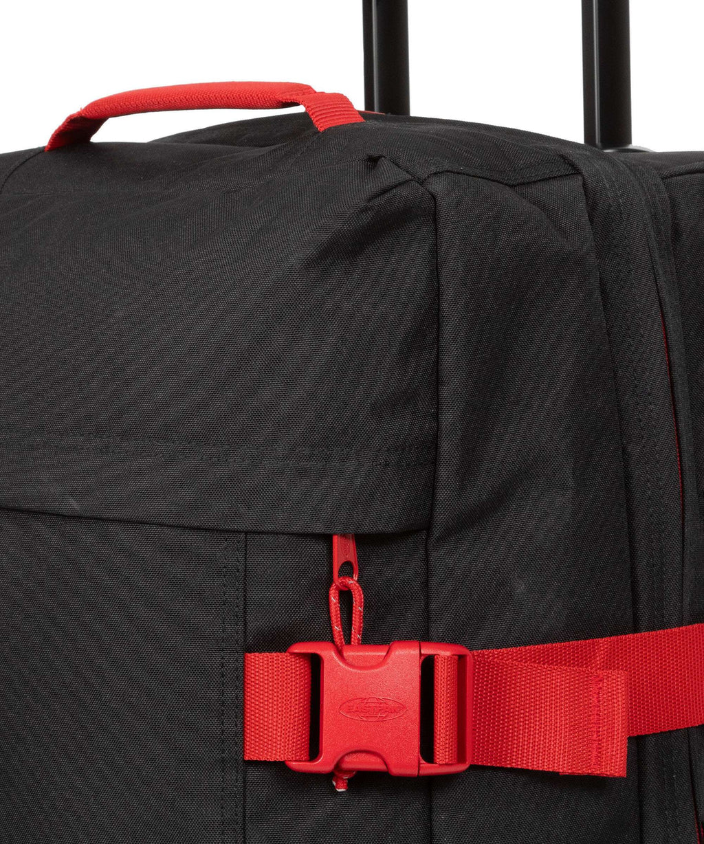 Eastpak Tranverz L Travel bag with wheels kontrast scarlet