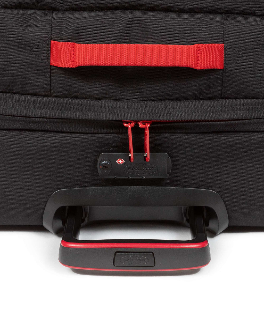 Eastpak Tranverz L Travel bag with wheels kontrast scarlet