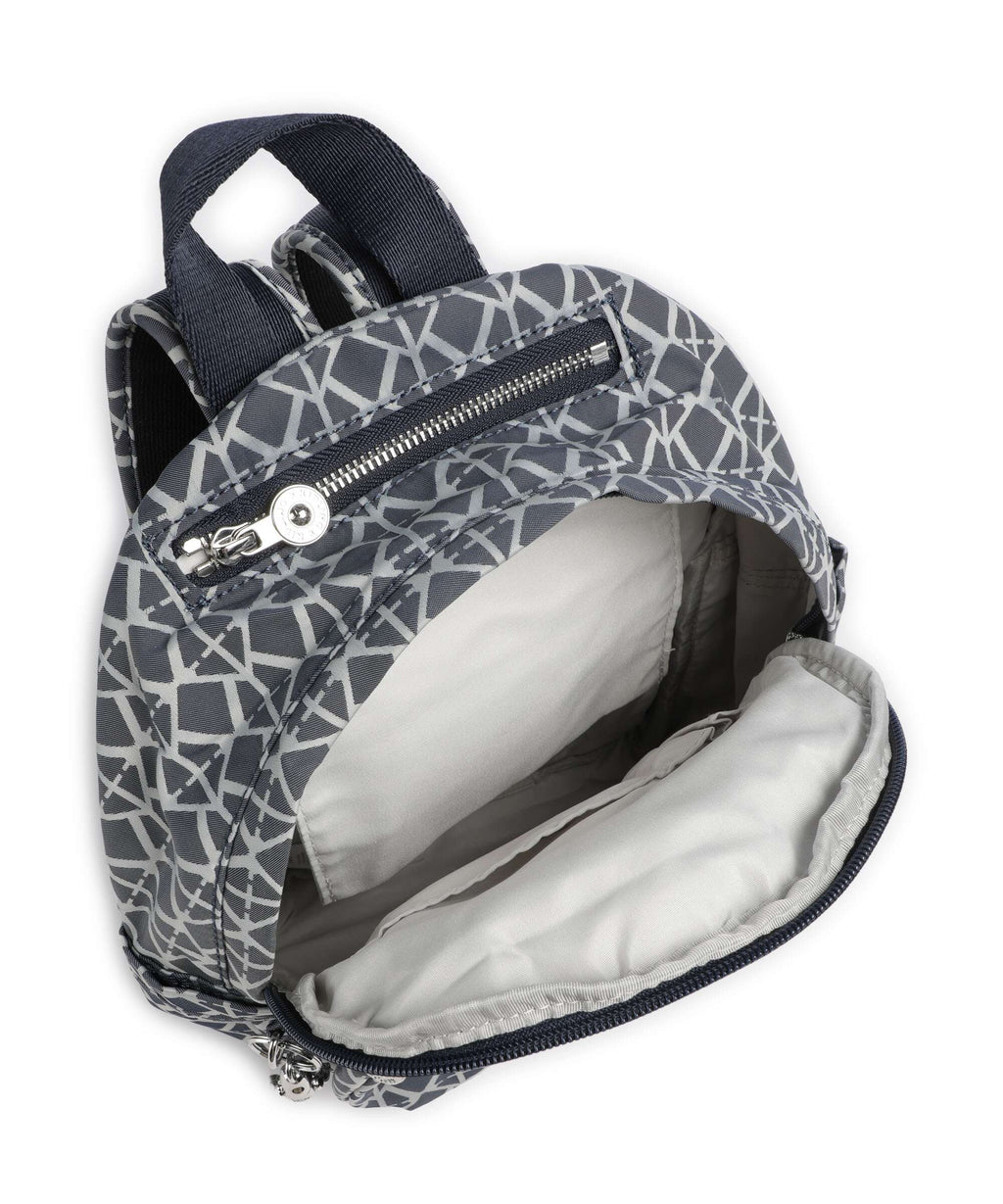 Kipling Elevated Delia Mini Backpack navy sign