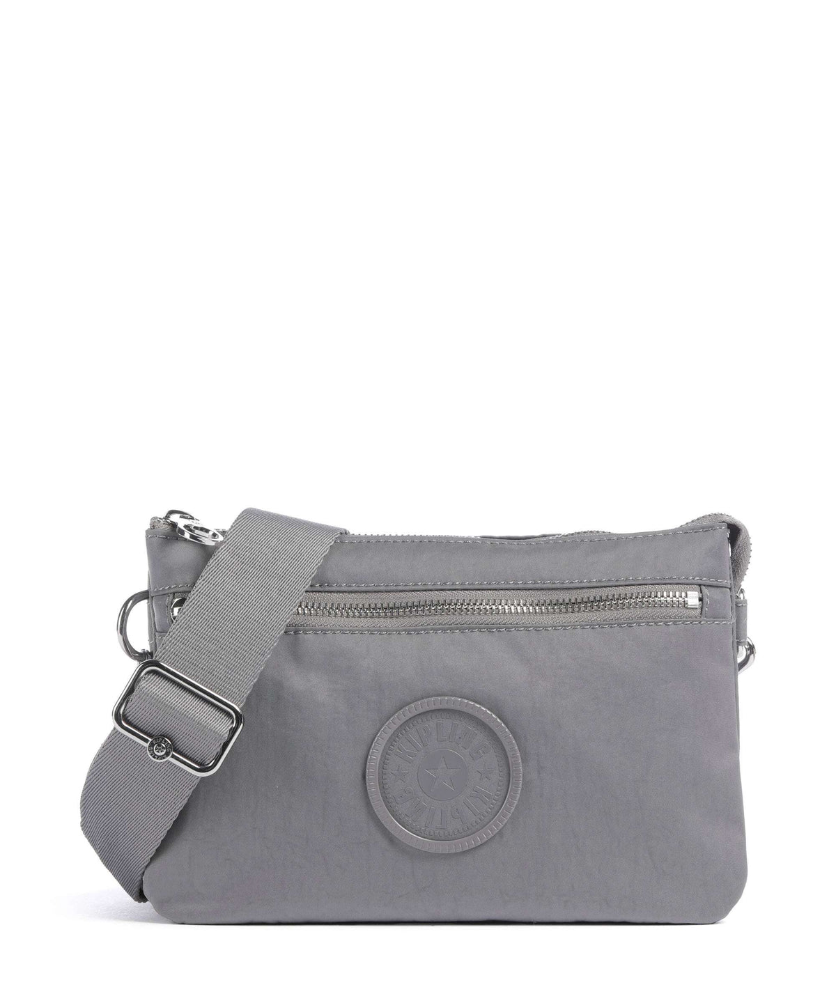 Kipling Charm Riri Zip Crossbody bag grey spice