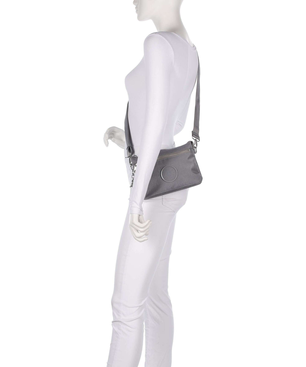 Kipling Charm Riri Zip Crossbody bag grey spice