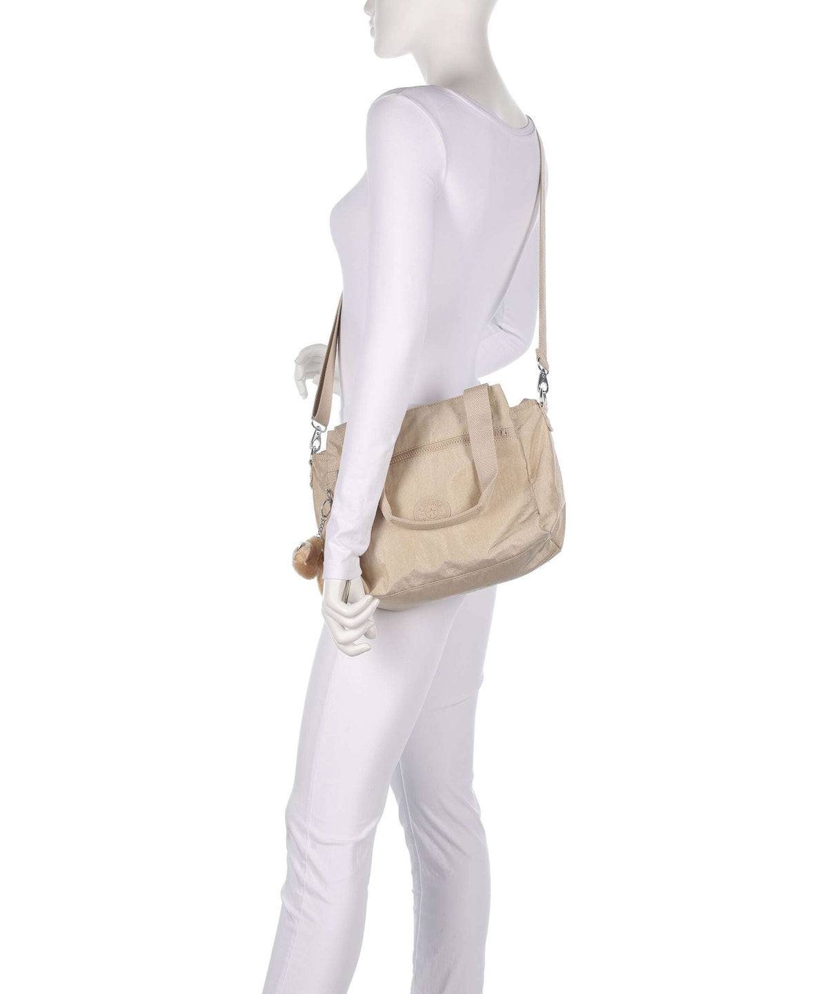 Kipling Basic Elysia Shoulder bag sparkled beige