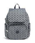 Kipling Elevated City Zip S Backpack navy sign