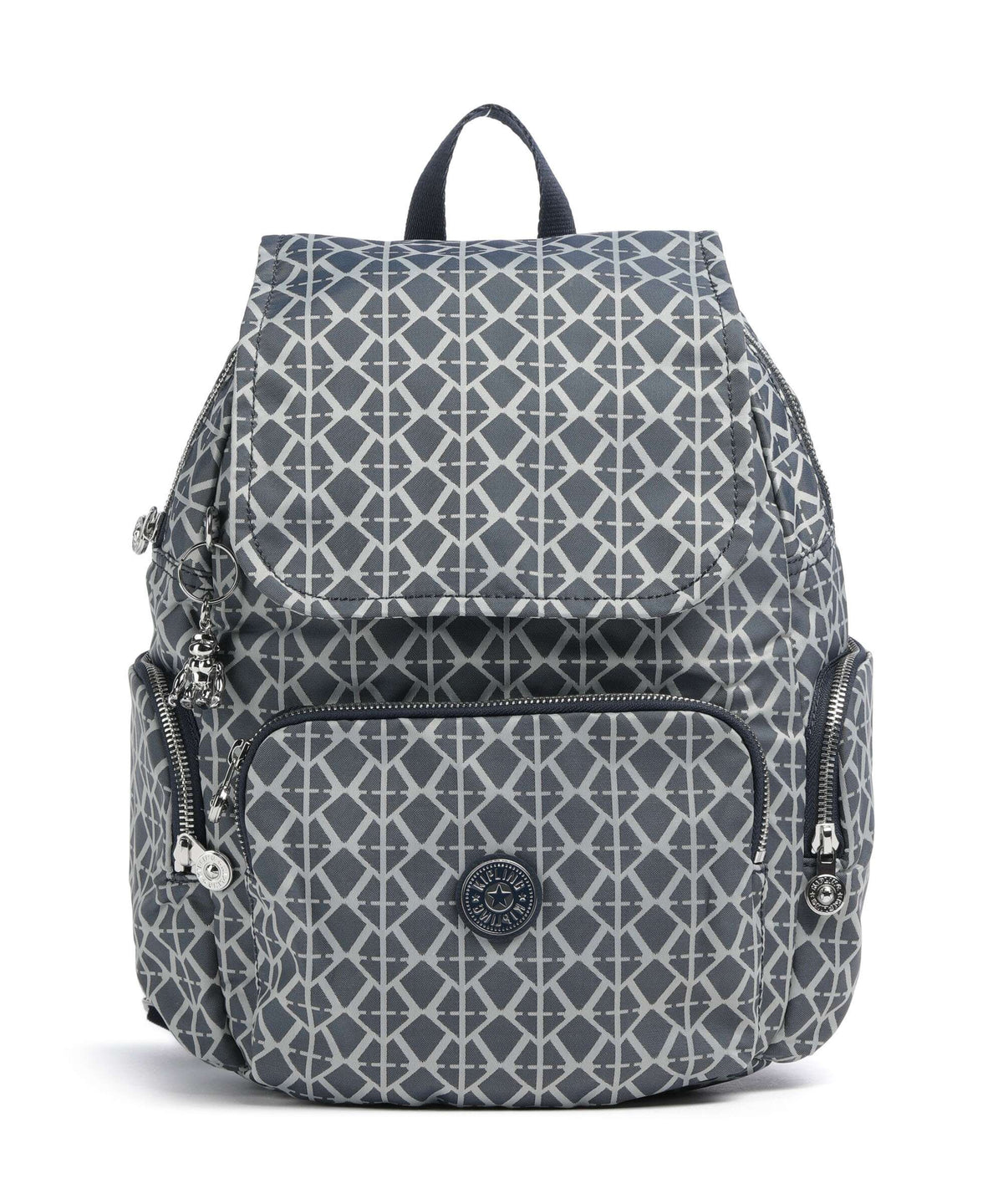 Kipling Elevated City Zip S Backpack navy sign