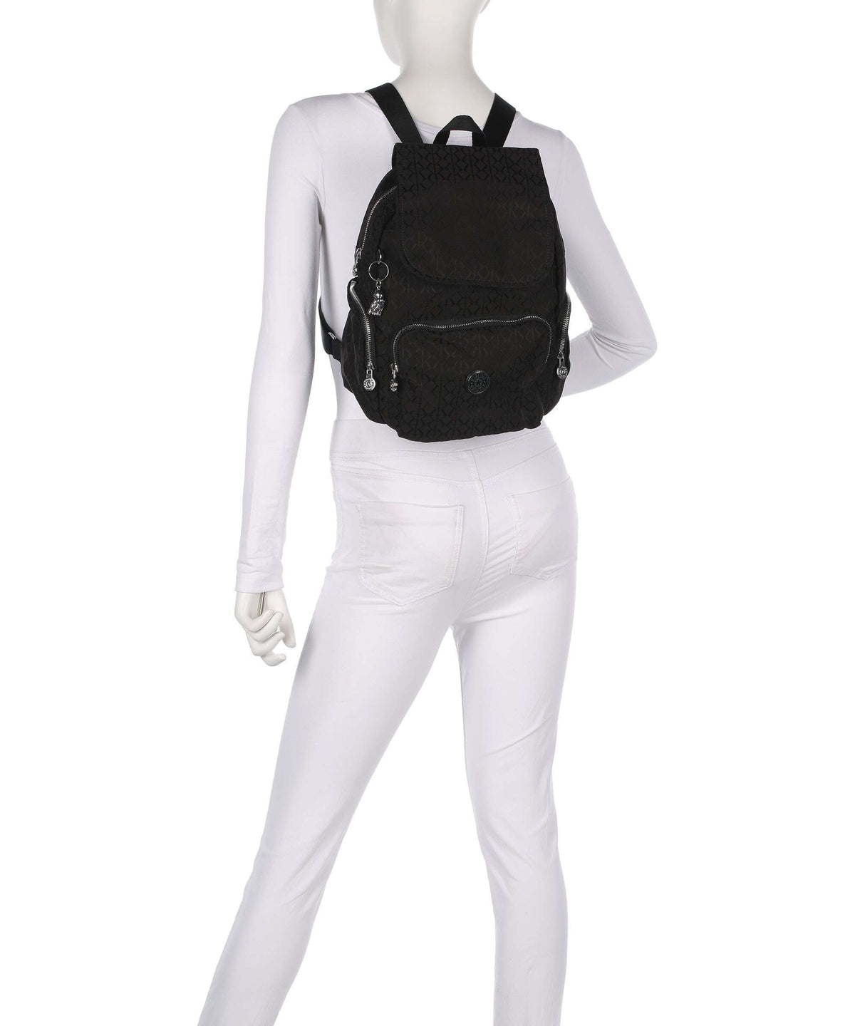 Kipling Elevated City Zip S Backpack noir sign