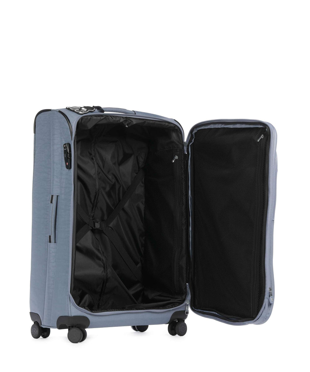 Kipling Basic New Youri L Spinner (4 wheels) blue stone