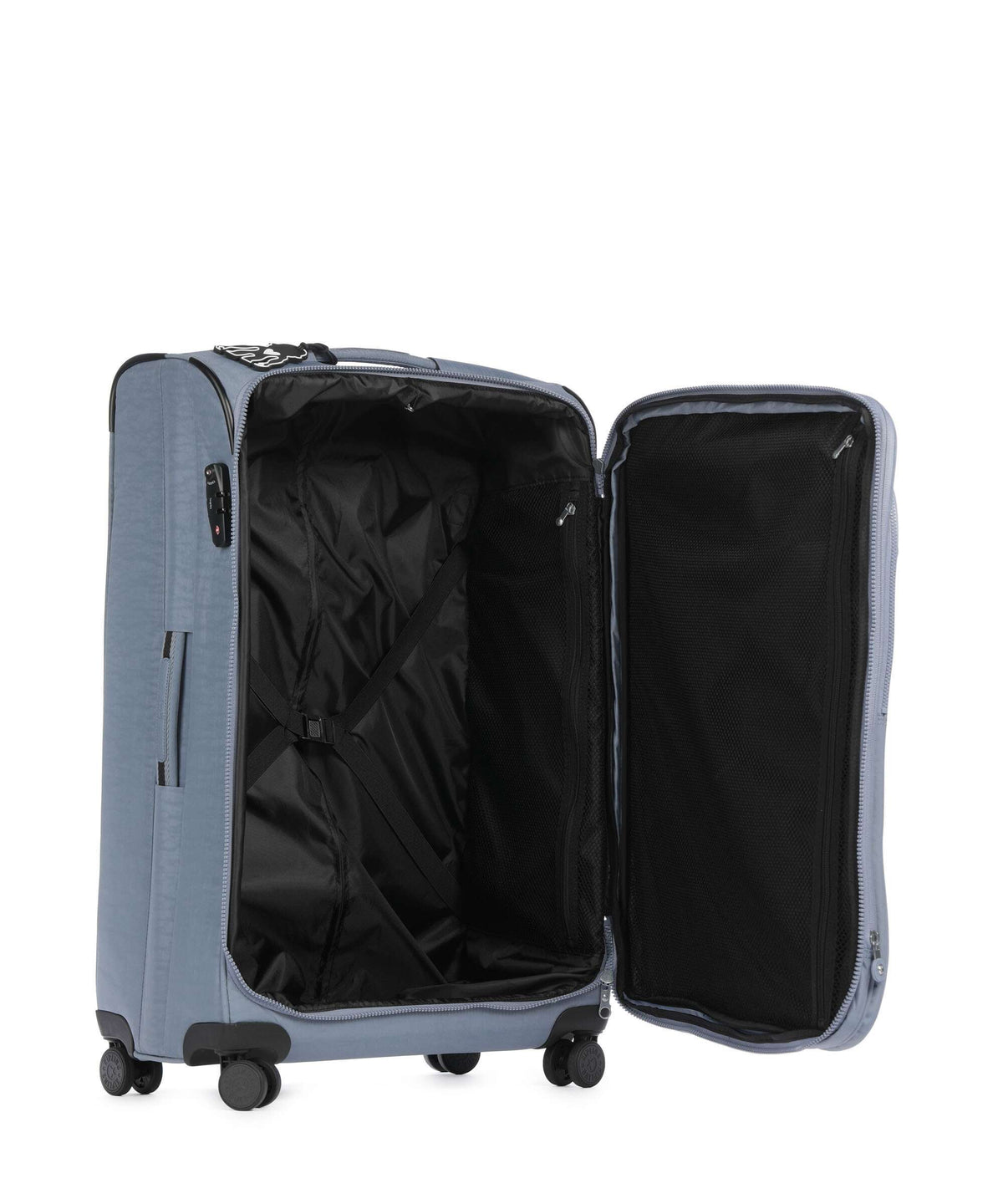 Kipling Basic New Youri L Spinner (4 wheels) blue stone