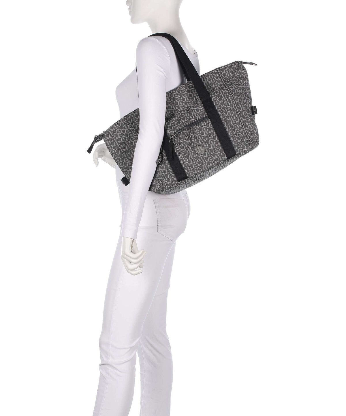 Kipling Denim Love Casual Art Tote bag grey/denim