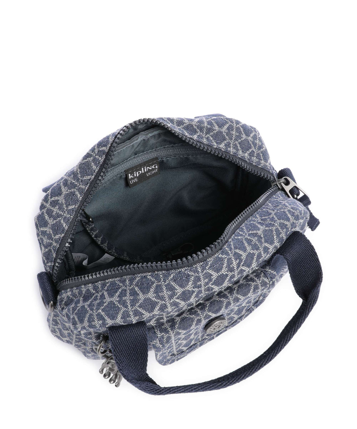 Kipling Denim Love Kazia Handbag signature denim