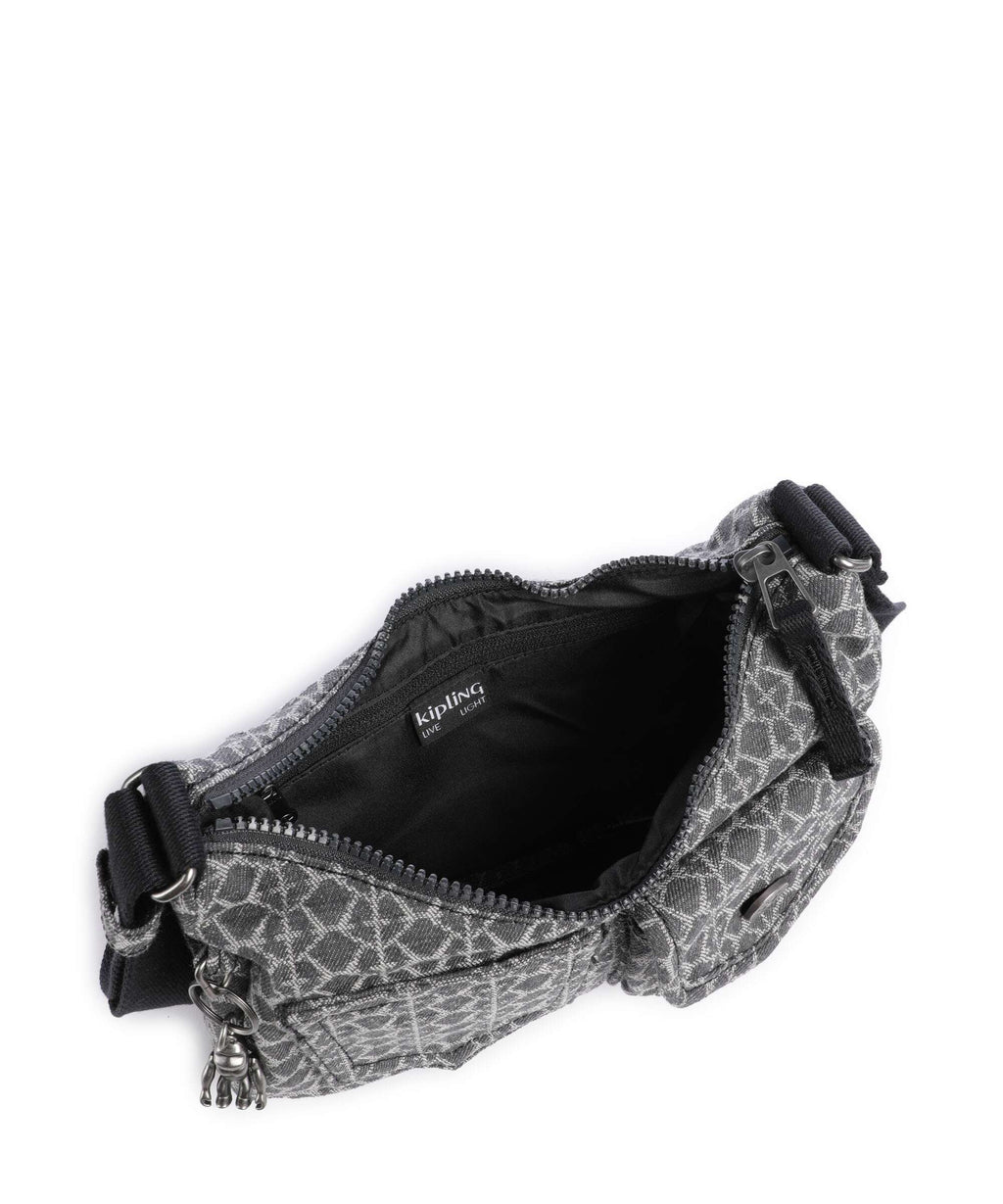 Kipling Denim Love Kenda Crossbody bag grey/denim