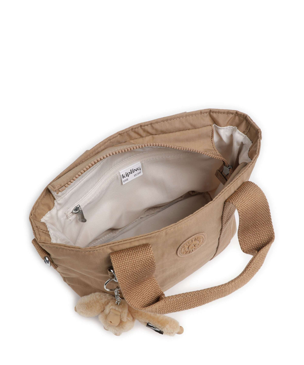 Kipling Basic Minta Handbag early tan
