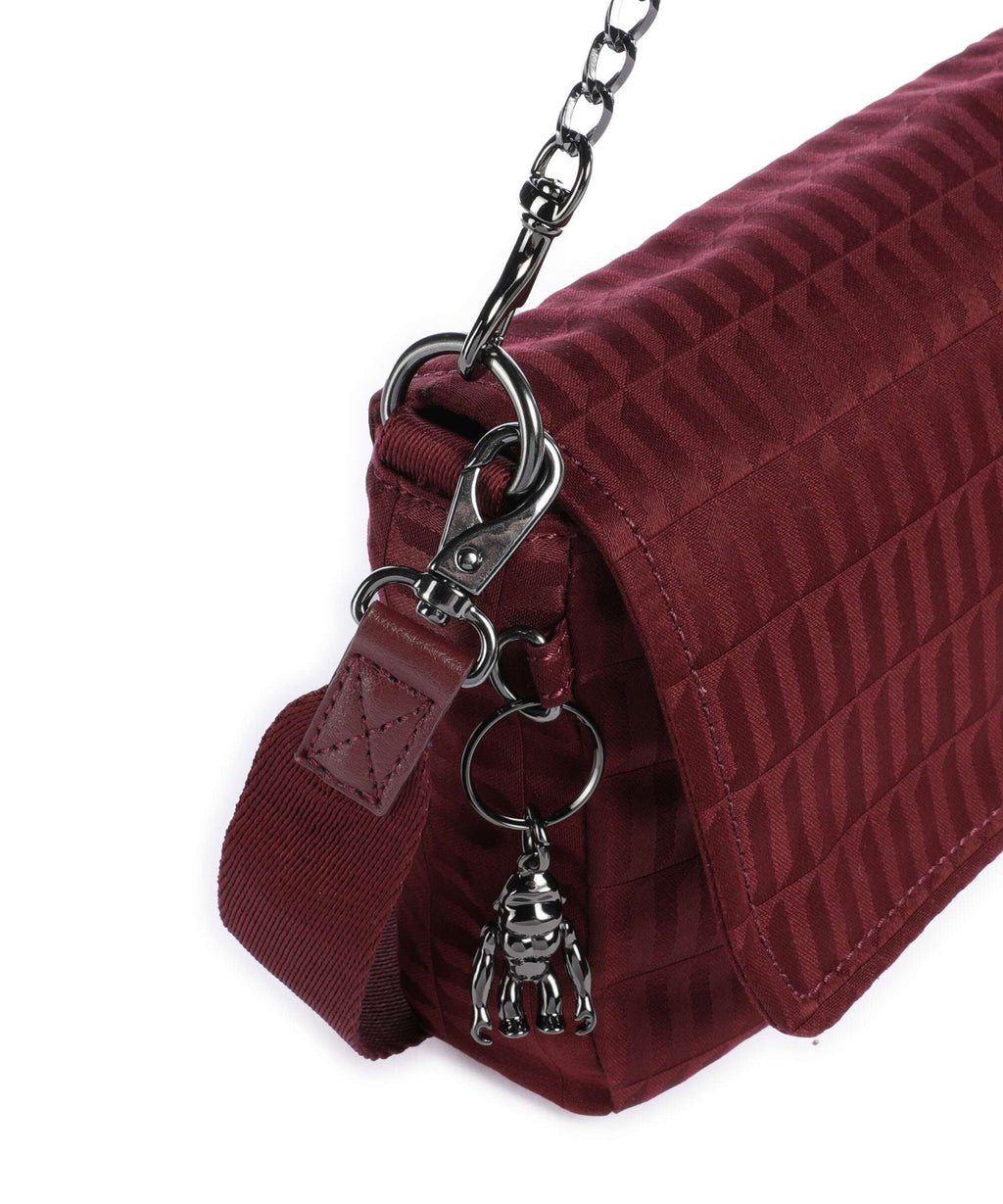 Kipling Elevated Aras Up Shoulder bag maroon tile