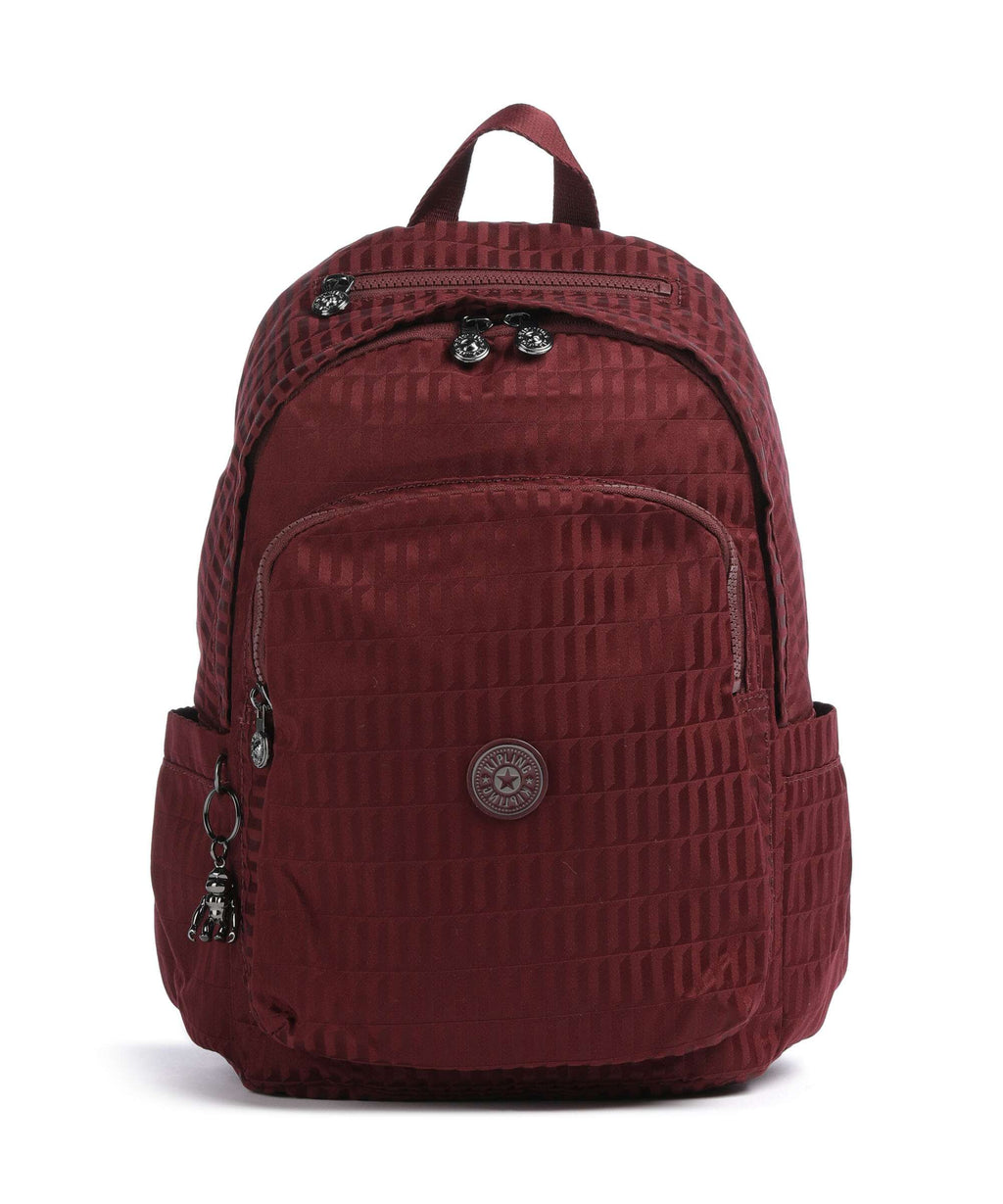 Kipling Elevated Delia Backpack maroon tile