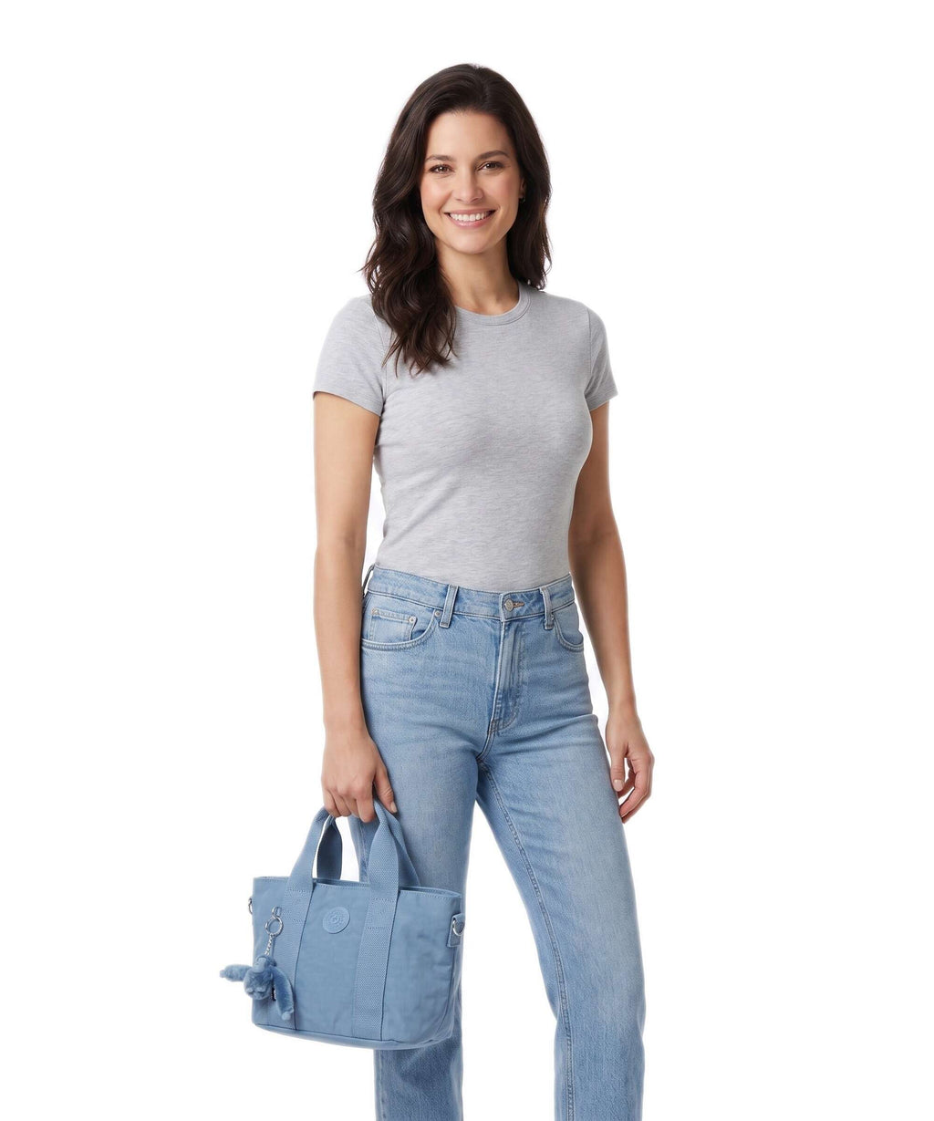 Kipling Basic Minta Handbag vintage blue