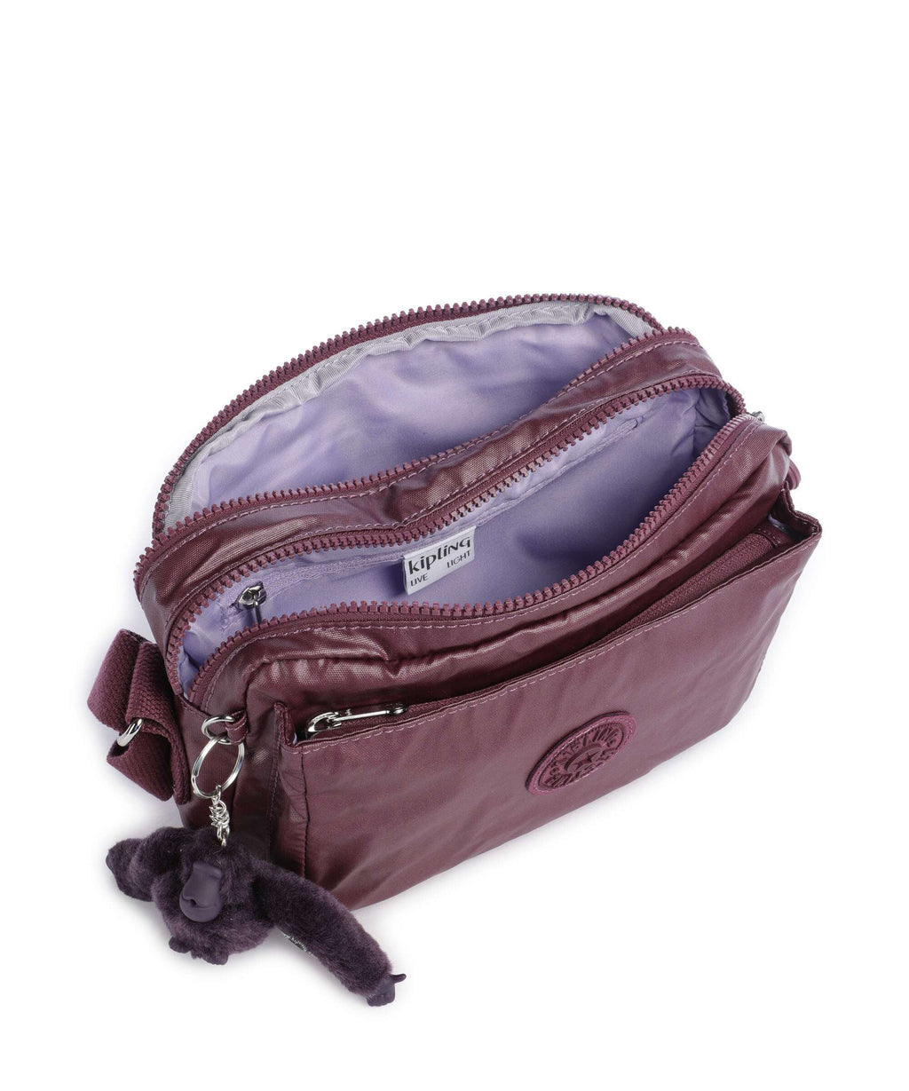Kipling Basic Abanu M Crossbody bag grape wine