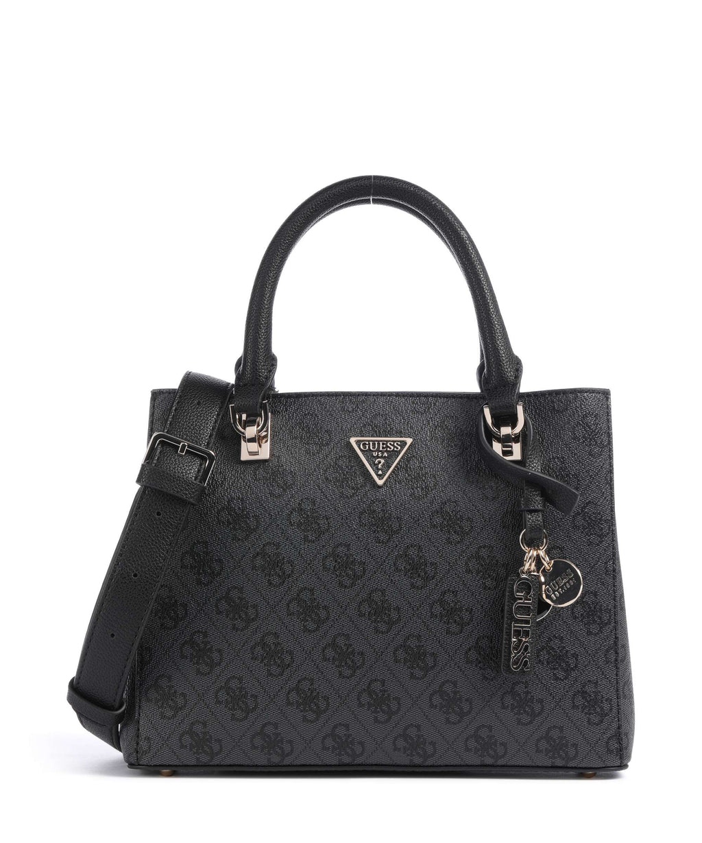 Guess Noelle II Small Handbag coal logo