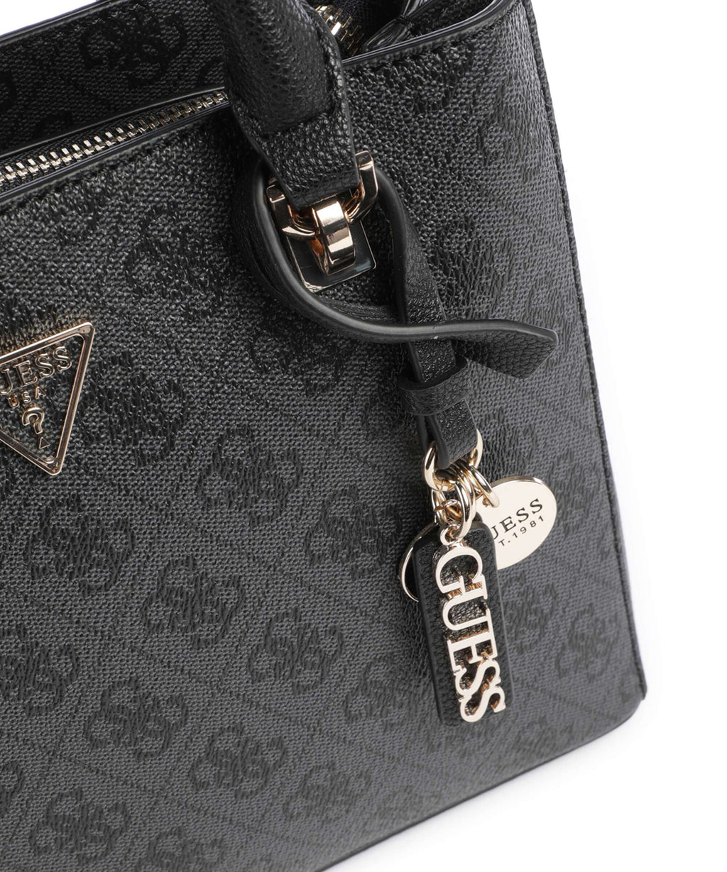 Guess Noelle II Small Handbag coal logo