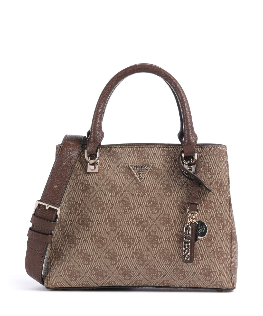 Guess Noelle II Small Handbag latte logo/brown