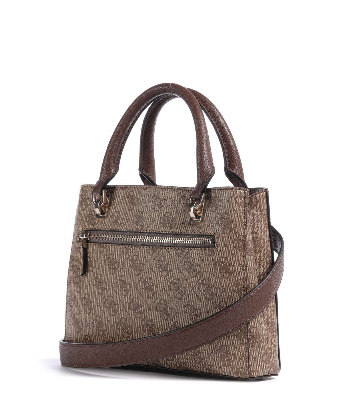 Guess Noelle II Small Handbag latte logo/brown