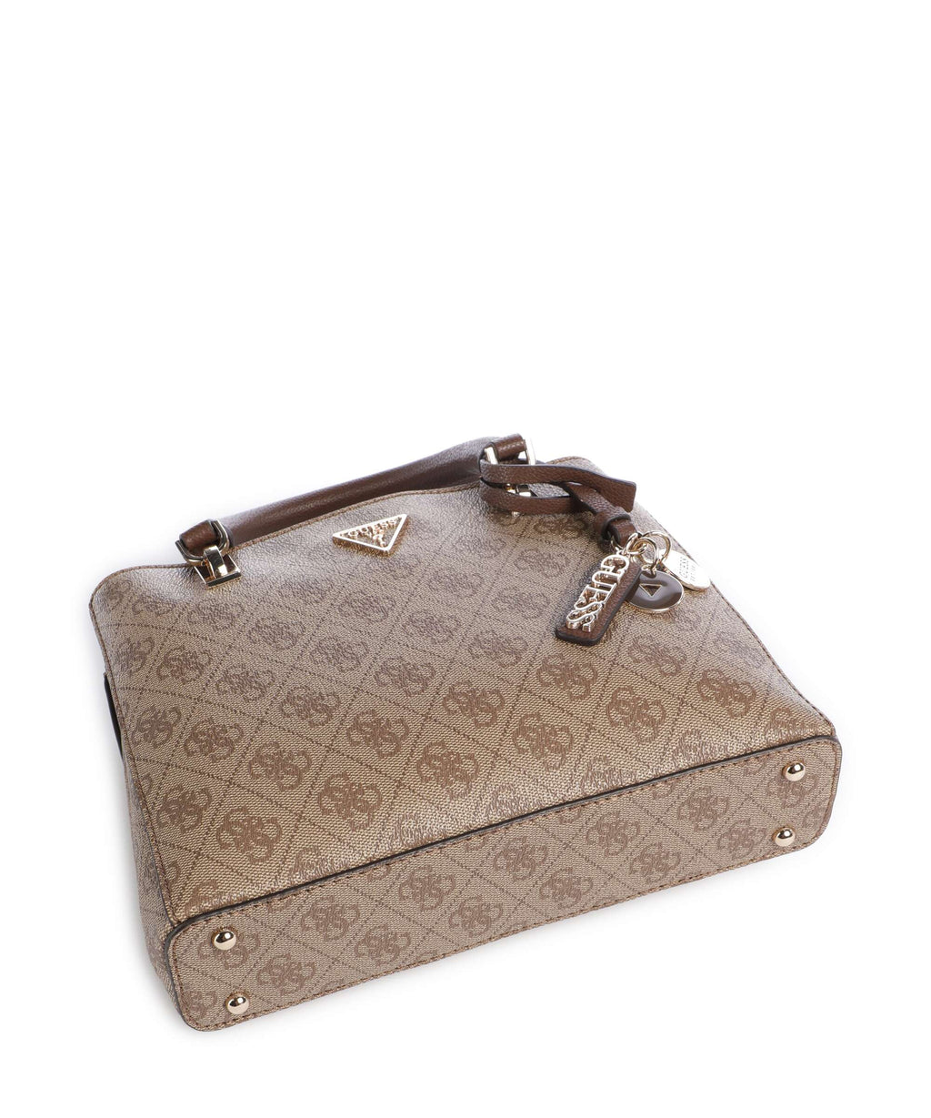 Guess Noelle II Small Handbag latte logo/brown