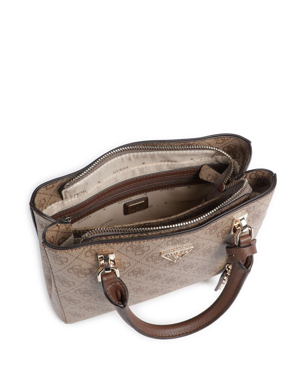 Guess Noelle II Small Handbag latte logo/brown