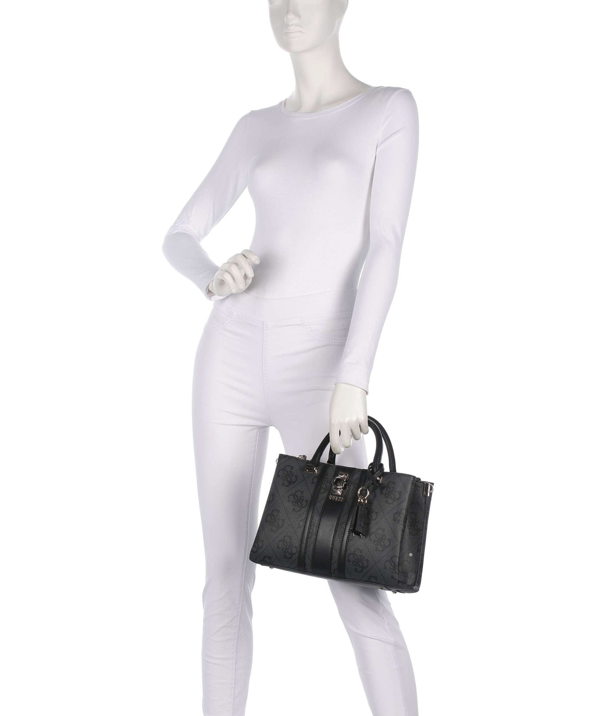 Guess Erenia Handbag coal logo